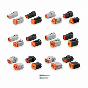 Deutsch DT Waterproof Connector Plugs with Solid Pins - 2 3 4 6 8 12 Way / Pin - BLACK – KAZ/2pinDT/Solid/Unwired – image 13