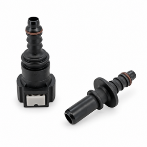 Male & Female Pair of Quick Connect / Release Fuel Line Connectors - 9.49mm 3/8 - 7.89mm – KAZ/9.49ID6-S/MnF/B143 – image 1
