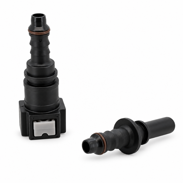 Male & Female Pair of Quick Connect / Release Fuel Line Connectors - 9.49mm 3/8 - 7.89mm – KAZ/9.49ID6-S/MnF/B143 – image 3