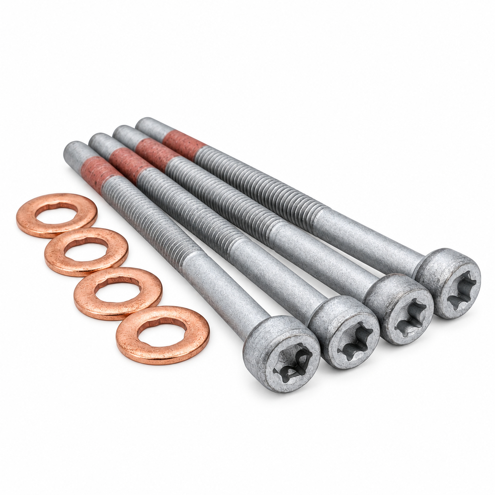 4pcs Diesel Injector Bolt & Washer Seal Kit For Mercedes Benz A B C E S Class CLK – KAZ/B056/4pcsSrews&Washers – image 4