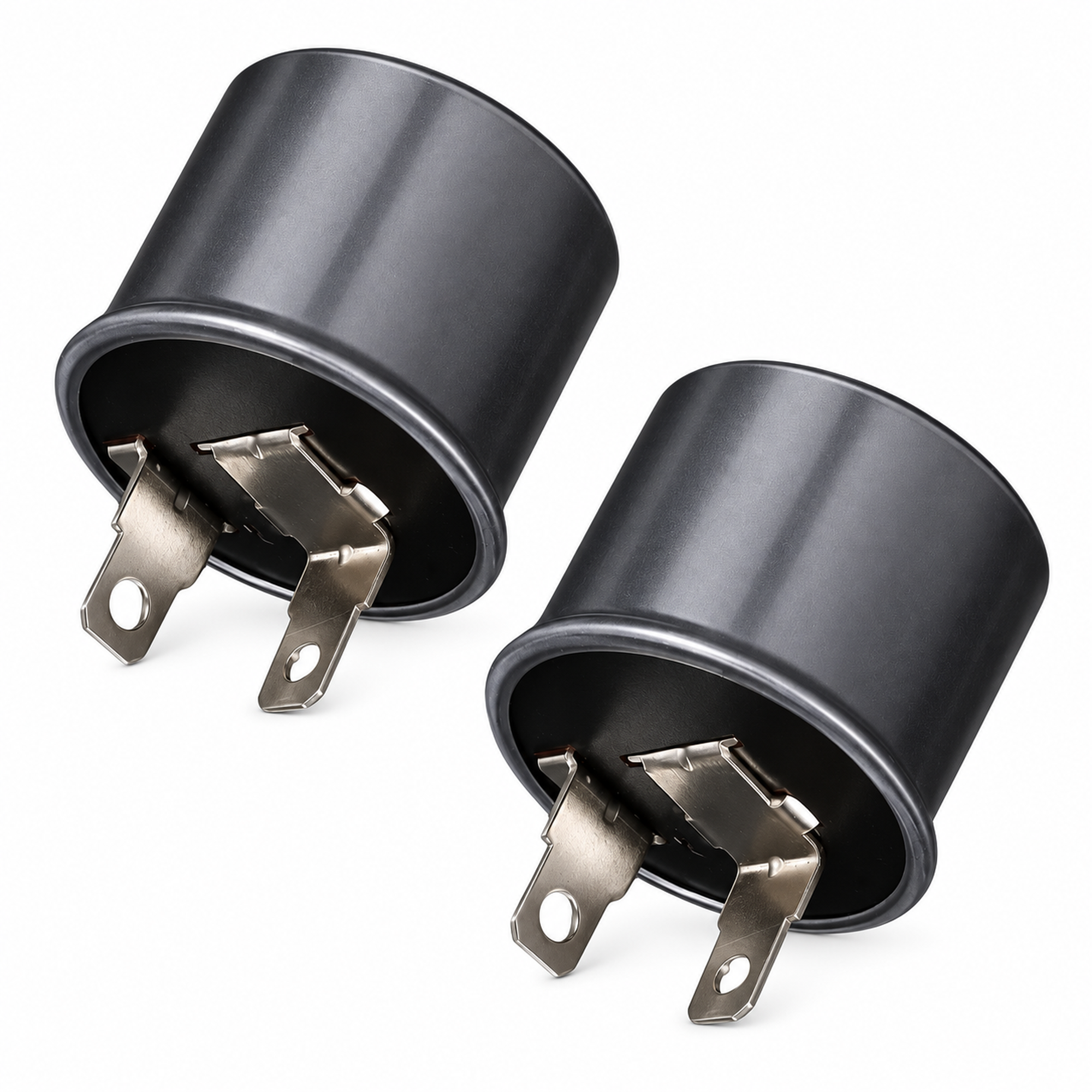 2pcs 2 Pin Flasher Relay 12V 20A 47W for LED Turn Signal Indicator Fix Cars Vans – KAZ/B064/2pcsRelay – image 1