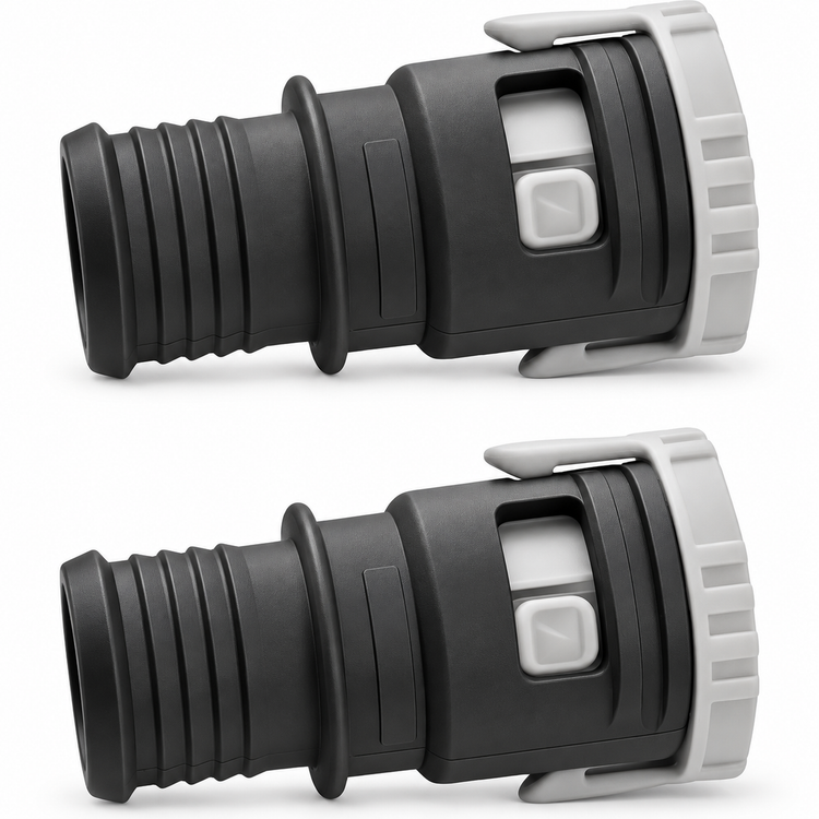 2pcs Car Heater Hose Connectors for Ford Focus MK2 Escape Kuga 2.0L - 1495393 – KAZ/B076/2pcsPipe – image 2