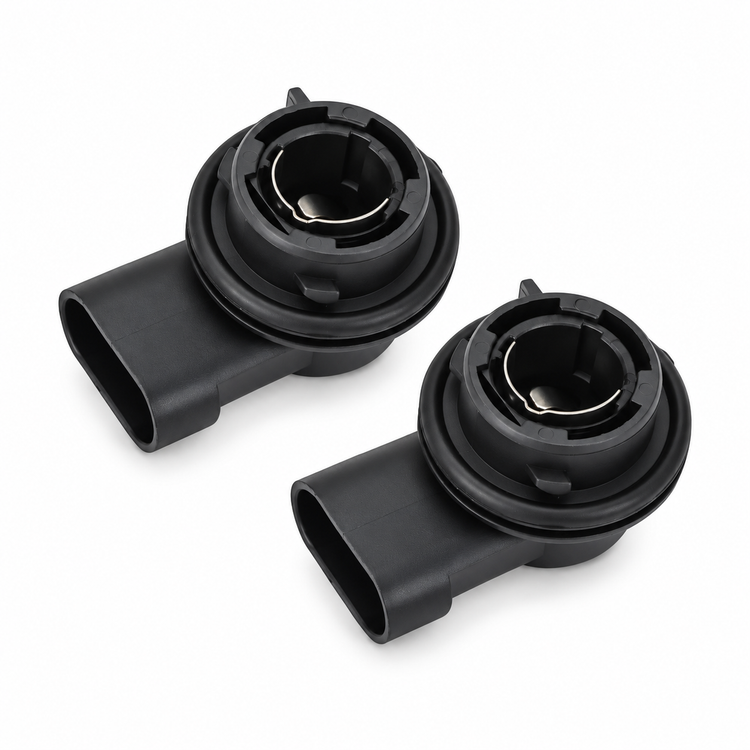 2pcs - 3 pin Daytime Running Light Bulb Holder for Fiat Panda 2012 On