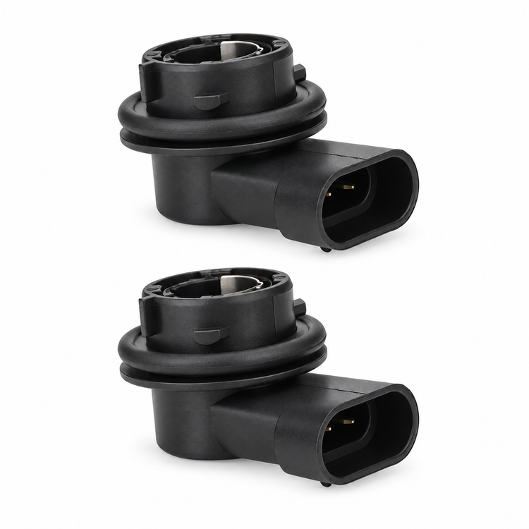 2pcs - 3 pin Daytime Running Light Bulb Holder for Fiat Panda 2012 On – KAZ/B077/2pcsbulbholder – image 1