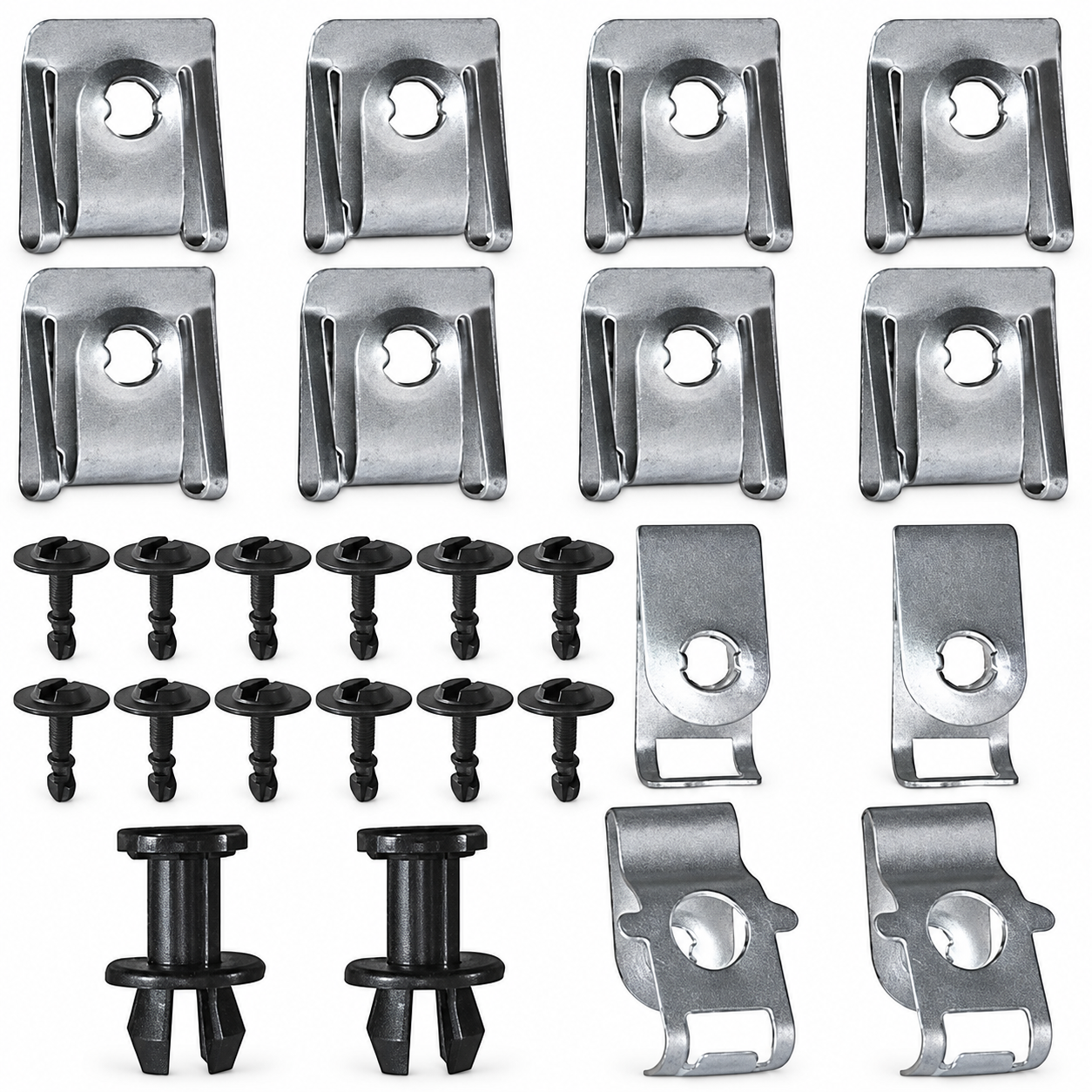 26pcs Engine Undertray Engine Under Cover Fixing Clips Screw Kit for AUDI A4 B8 2008-2017 Q5 2008-2018 A5 2008-2012
