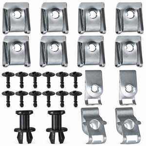 26pcs Engine Undertray Engine Under Cover Fixing Clips Screw Kit for AUDI A4 B8 2008-2017 Q5 2008-2018 A5 2008-2012