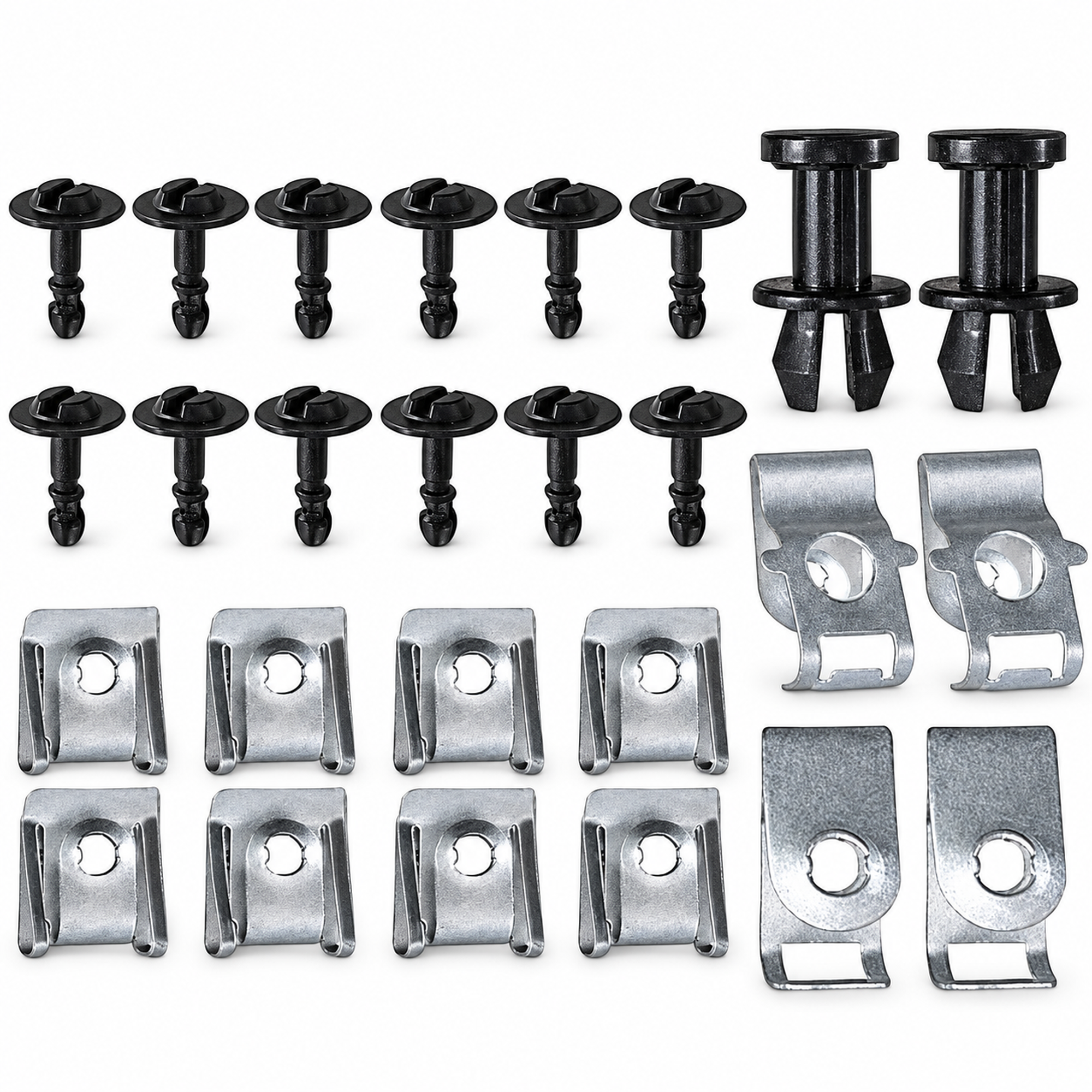 26pcs Engine Undertray Engine Under Cover Fixing Clips Screw Kit for AUDI A4 B8 – KAZ/B081/26pcsUndertray – image 1