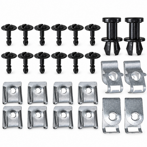 26pcs Engine Undertray Engine Under Cover Fixing Clips Screw Kit for AUDI A4 B8 – KAZ/B081/26pcsUndertray – image 1