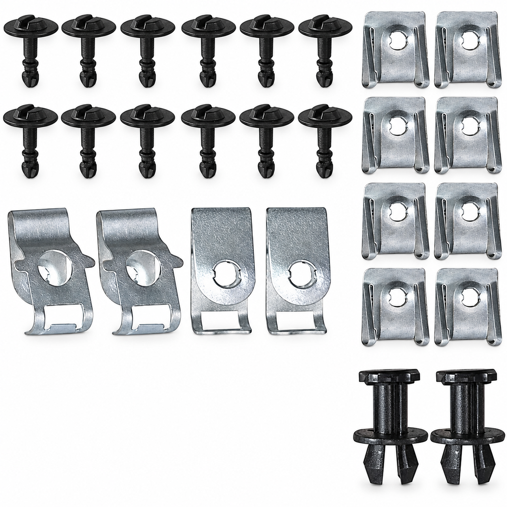 26pcs Engine Undertray Engine Under Cover Fixing Clips Screw Kit for AUDI A4 B8 – KAZ/B081/26pcsUndertray – image 2