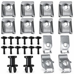 26pcs Engine Undertray Engine Under Cover Fixing Clips Screw Kit for AUDI A4 B8 – KAZ/B081/26pcsUndertray – image 8