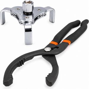 2pcs Oil Filter Adjustable 3 Jaw Pliers 64–116mm Wrench Removal Tools – KAZ/B096/Jaws2pcs – image 6