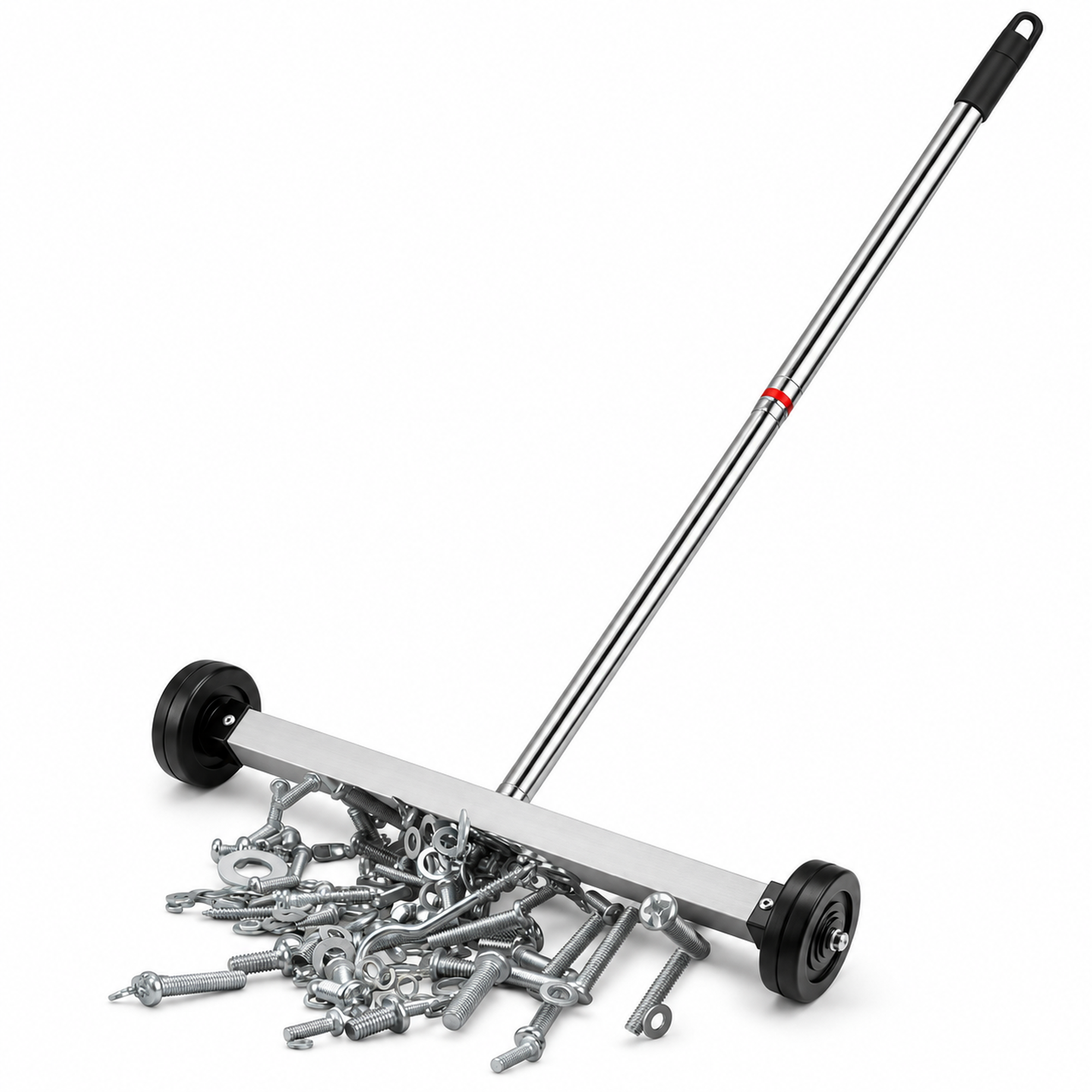 Heavy Duty Telescopic Magnetic Pick Up Sweeper 17-Inch with Wheels – Workshop, Garage & – KAZ/B097/MagnetRoller – image 4