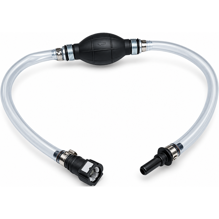 Diesel Fuel Priming Bleeding Pump Tool with 30+30cm Oil Pipe Tube Siphon Kit Reusable Fuel & – KAZ/B108/siphonkit – image 1