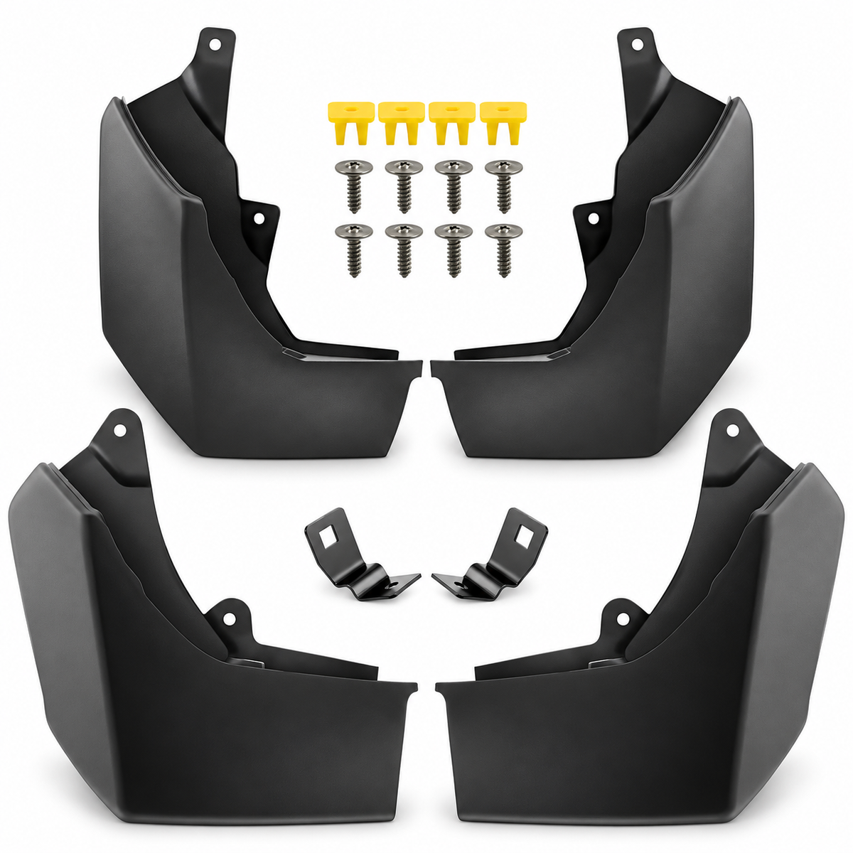 Mudflaps Kit for Land Rover Discovery 4 Mk4 2009-2016 Front Rear CAS500010PC