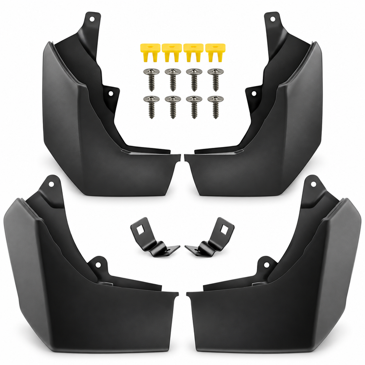 Mudflaps Kit for Land Rover Discovery 4 Mk4 2009-2016 Front Rear CAS500010PC