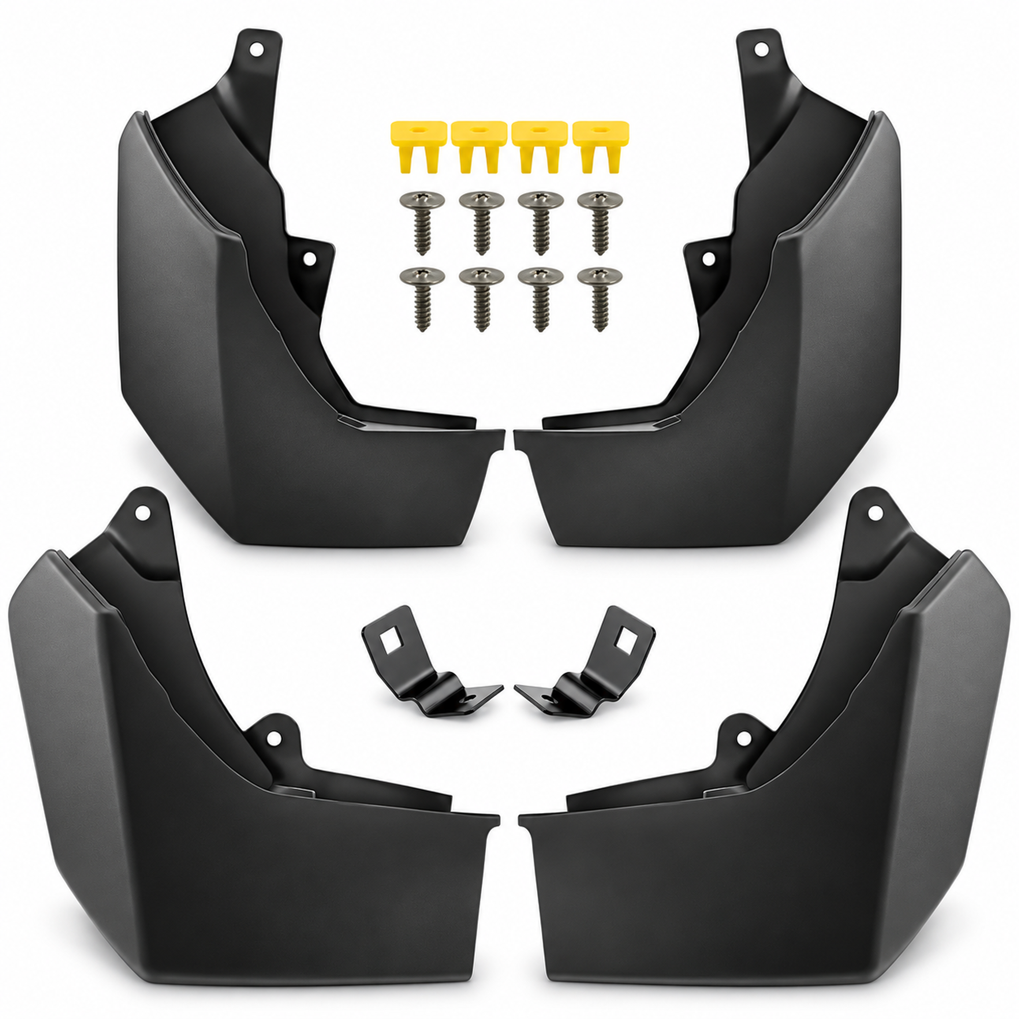 Mudflaps Kit for Land Rover Discovery 4 Mk4 2009-2016 Front Rear CAS500010PC – KAZ/B111/4pcsMud+fit – image 1