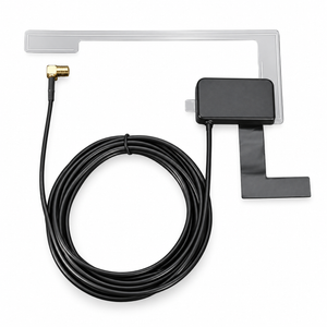 DAB+ Digital Radio Aerial SMB Male Windscreen Mount Active Antenna 9.8FT RG174 Cable AM FM Tuner for Pioneer JVC Kenwood Alpine Clarion
