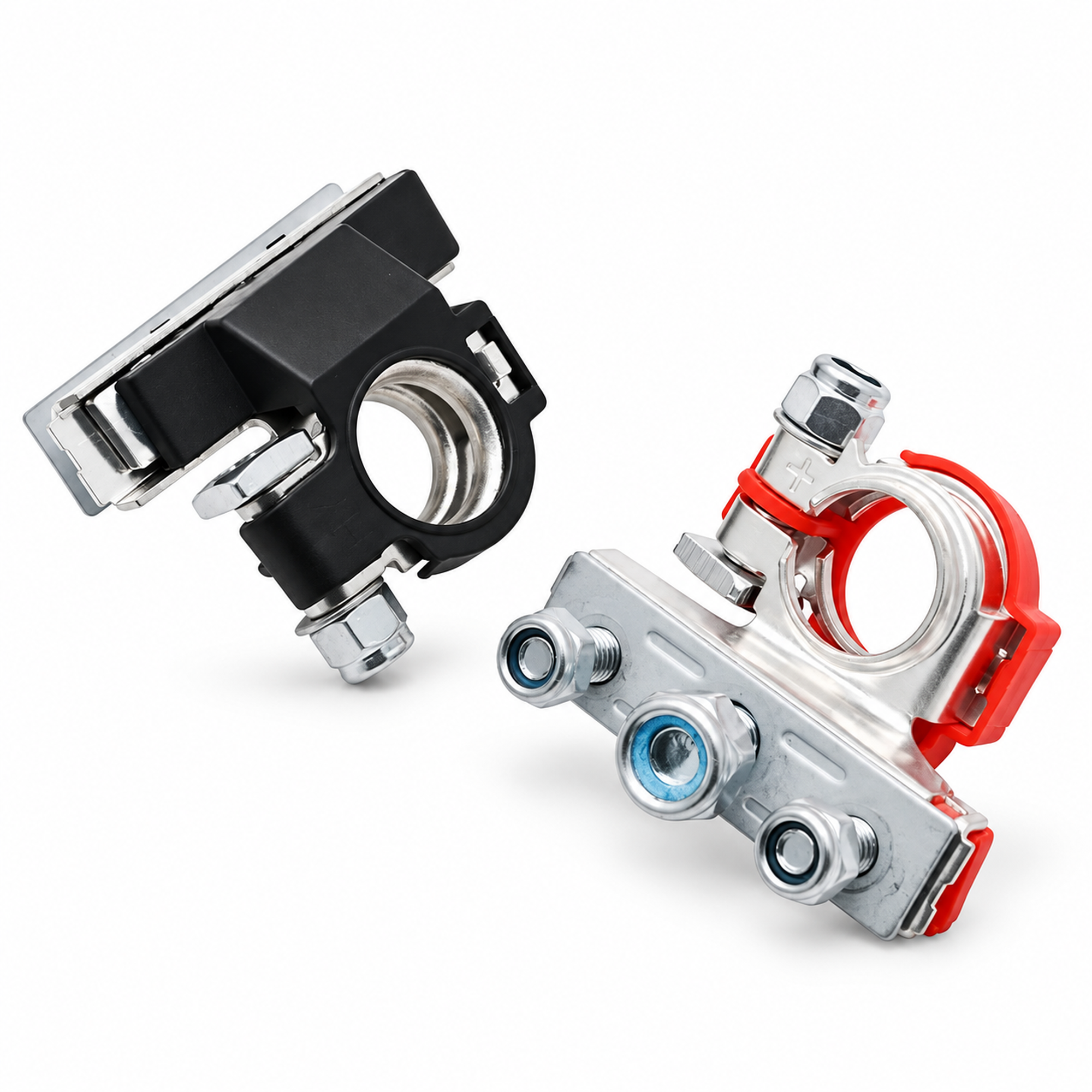 3-Way 12V Car Battery Cable Terminal Clamp Connectors Positive & Negative Kit – KAZ/B275/BatteryClamps – image 4