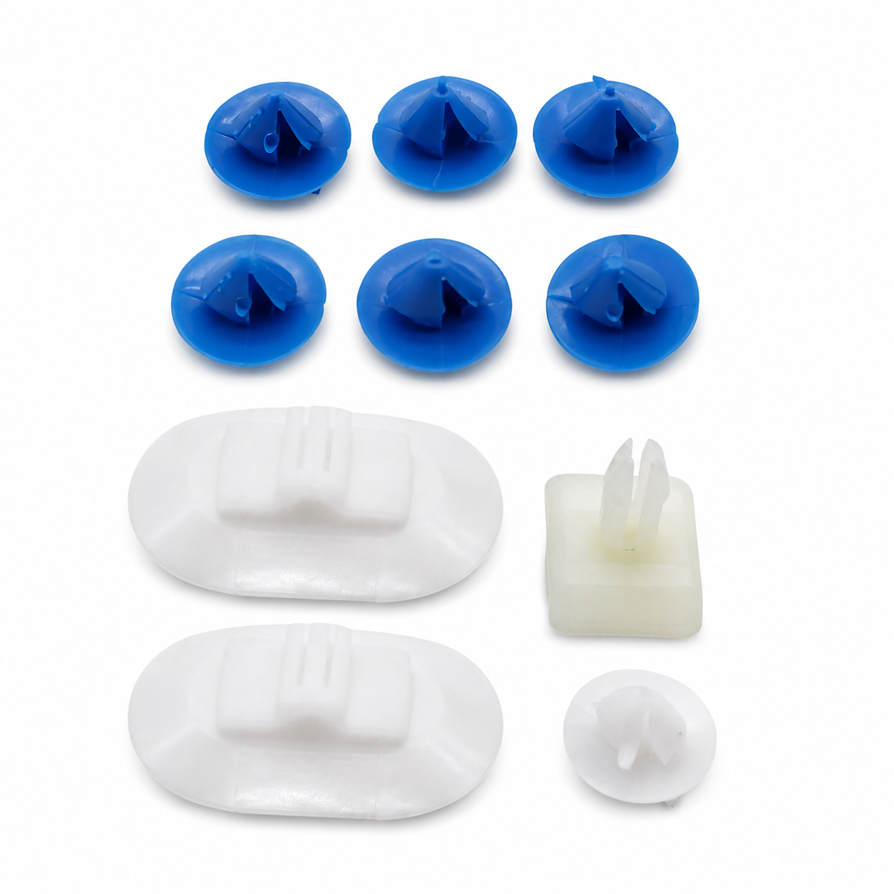 10pcs White Durable Clips Car Side Skirt Fixing Clip Set for Citroën DS3