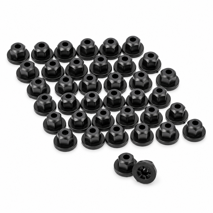 40pcs Exterior Plastic Body Flange Nuts Clip Retainers 16131176747 8E0825265 90413589 180942 – KAZ/BA209/40pcs – image 1