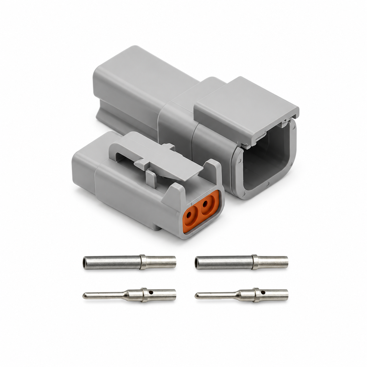 Deutsch DTM Connectors with Solid Pins 2 3 4 6 8 12 Way Male and Female – KAZ/DTMsolid/2pin/blackB355 – image 7