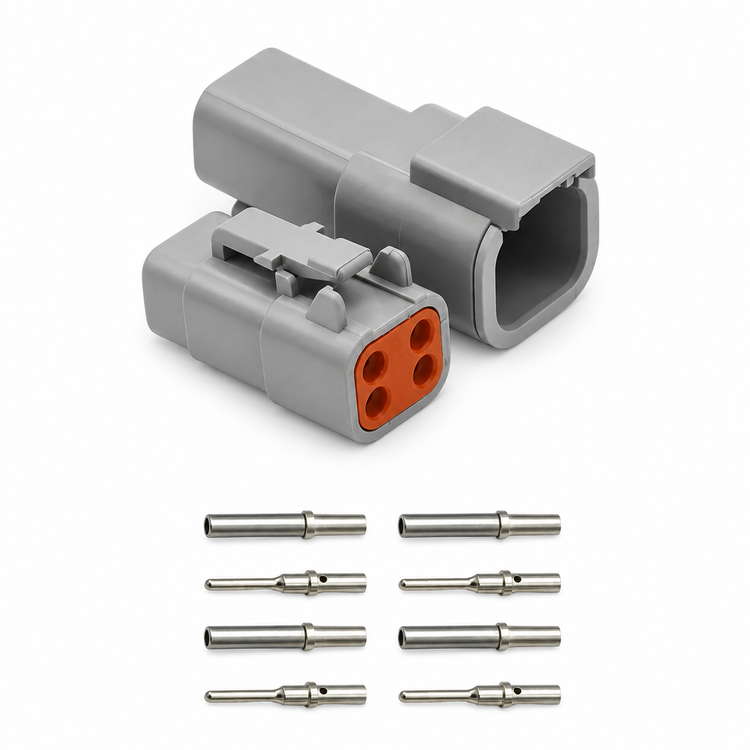 Deutsch DTM Connectors with Solid Pins 2 3 4 6 8 12 Way Male and Female – KAZ/DTMsolid/2pin/blackB355 – image 9