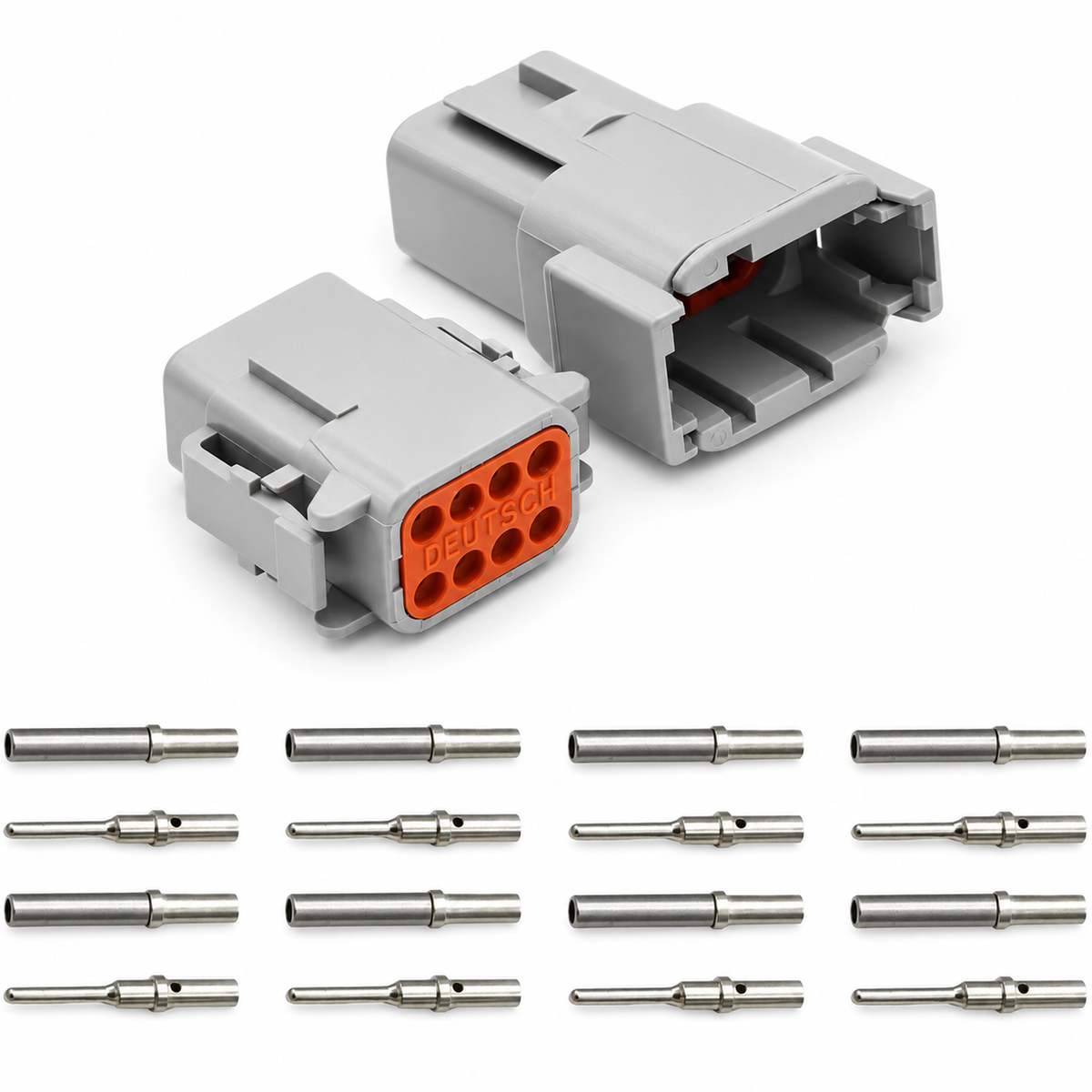 Deutsch DTM Connectors with Solid Pins 2 3 4 6 8 12 Way Male and Female – KAZ/DTMsolid/2pin/blackB355 – image 11