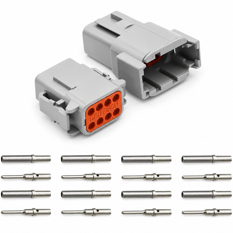 Deutsch DTM Connectors with Solid Pins 2 3 4 6 8 12 Way Male and Female – KAZ/DTMsolid/2pin/blackB355 – image 11