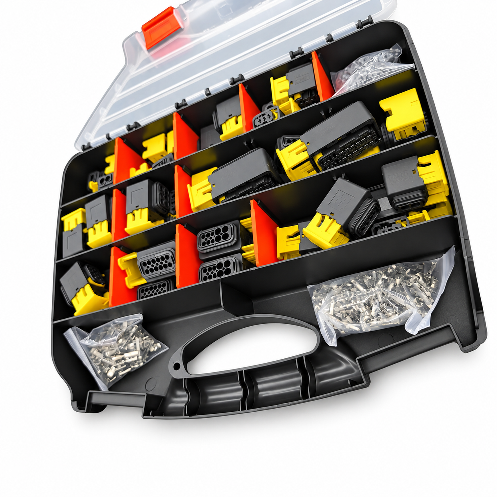 601pcs HDSCS Connector Assortment Kit - 12 Sizes - MCP 1.5 & 2.8 Receptacle Housings with – KAZ/E193/mcp-kit-601 – image 2