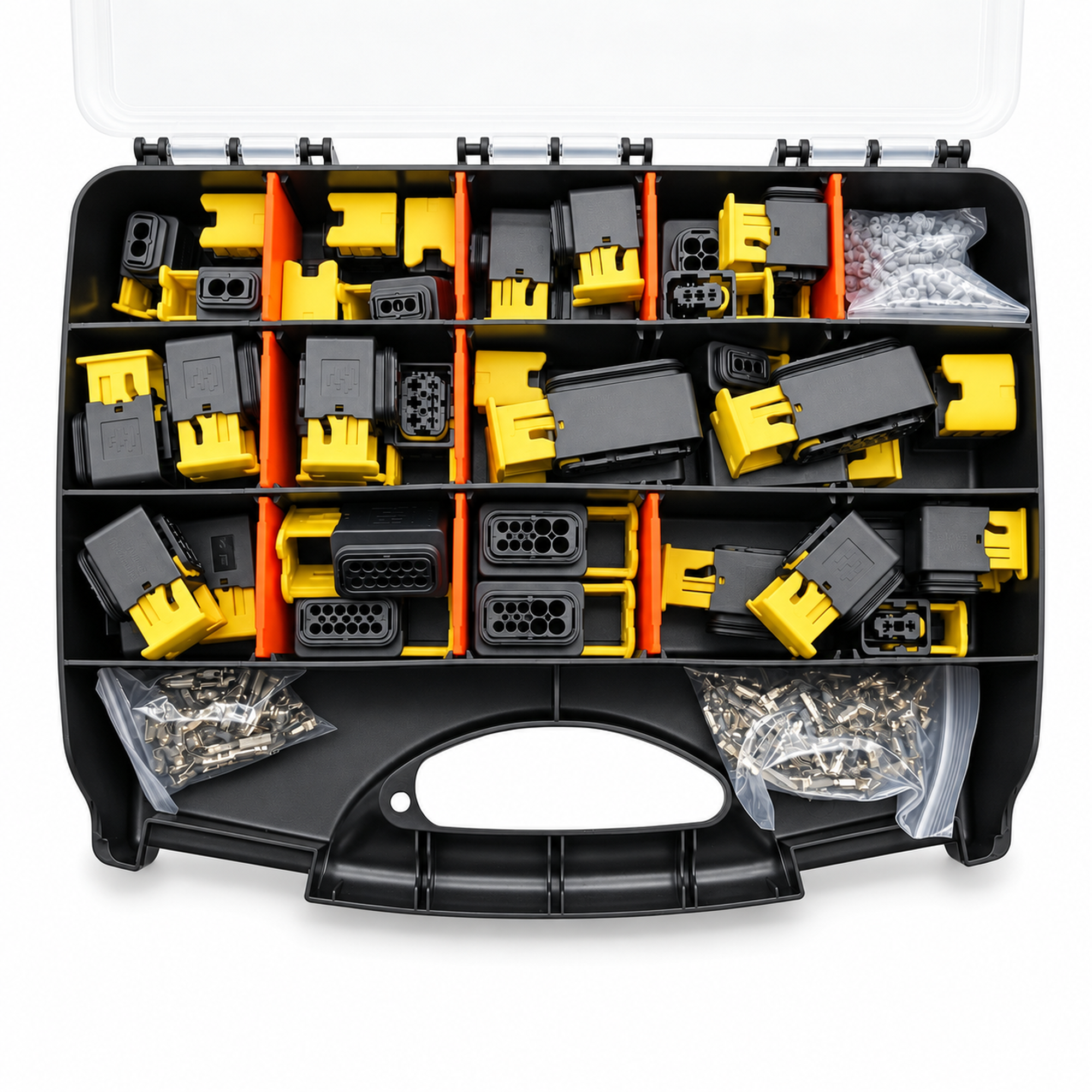 601pcs HDSCS Connector Assortment Kit - 12 Sizes - MCP 1.5 & 2.8 Receptacle Housings with – KAZ/E193/mcp-kit-601 – image 4
