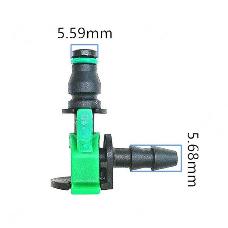 L Shape Injector Leak off Connector & Clip for Ford Ranger 2.2L / 3.2L
