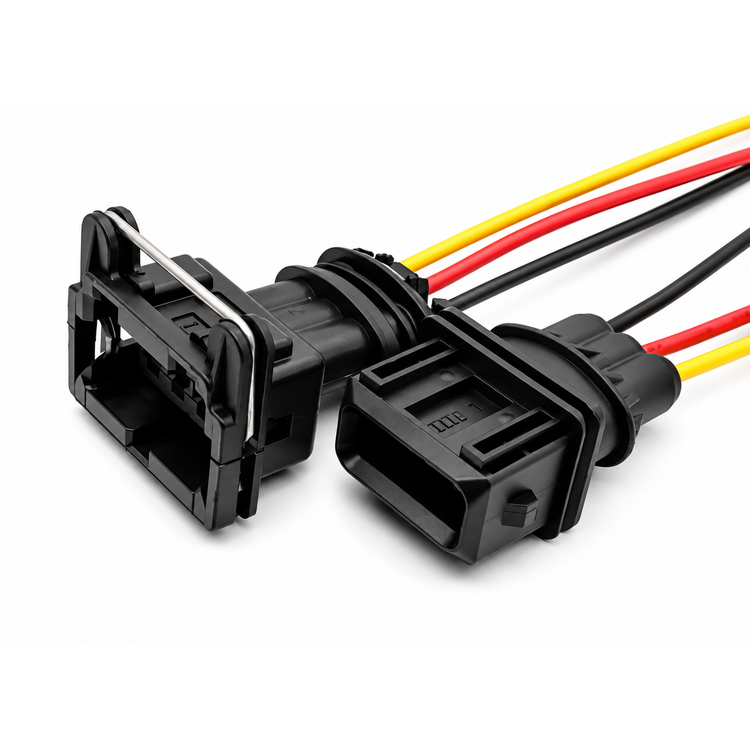 3 Pin Male & Female Set JPT / Fuel Injector Connector 282191-1 282729-1 1-962581-1 – M+F/set/sd-20nw-07+NW-05 – image 1