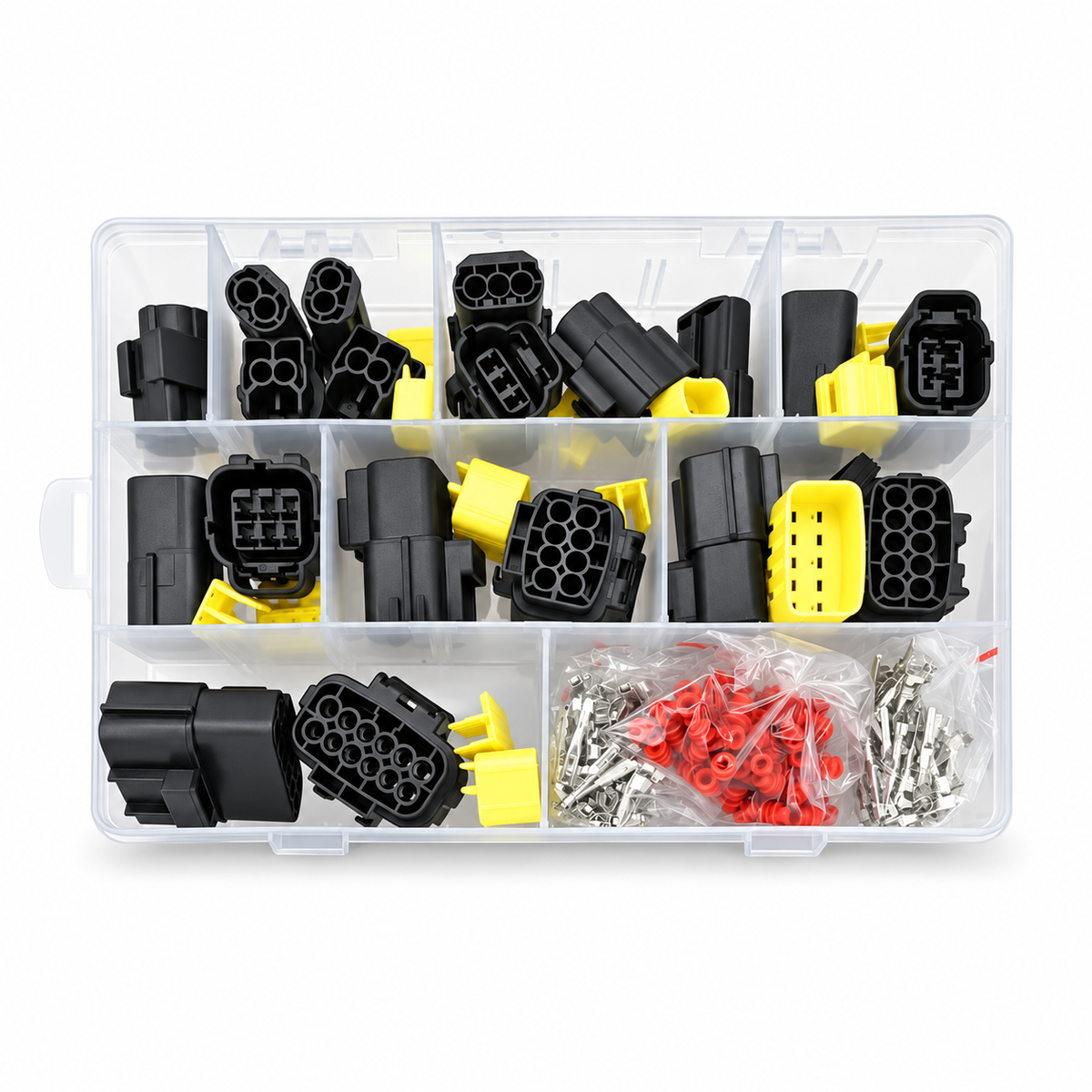 21pcs Econoseal Automotive Waterproof Connector Assortment Set 1 2 3 4 6 8 10 12 Way