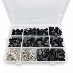 1080pc JST SM2.54 Kit 2, 3, 4 & 5 Pin 2.54mm Pitch Female & Male Cable Connector – M207/JSTkit – image 1