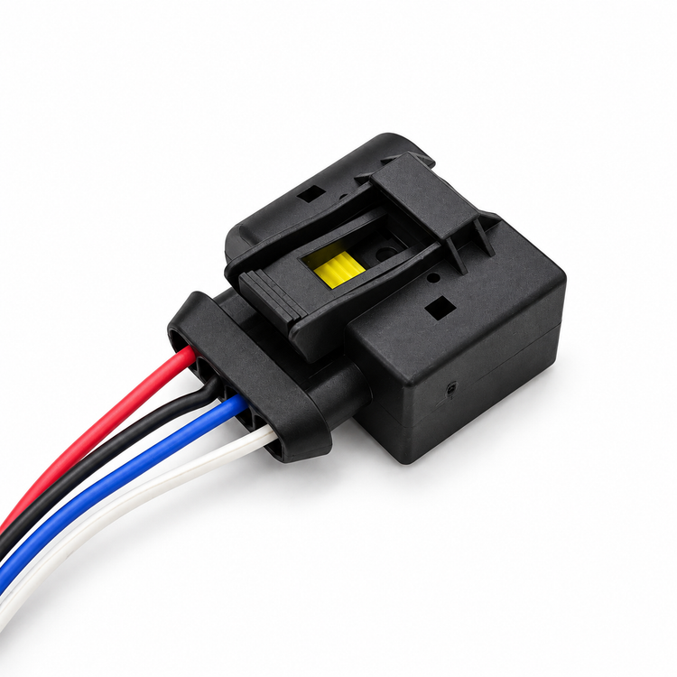 4 Pin Bmw 1 3 5 Series N52 N53 Electric Water Pump Replacement Wiring Loom Plug 11517546994 – MA007 – image 1