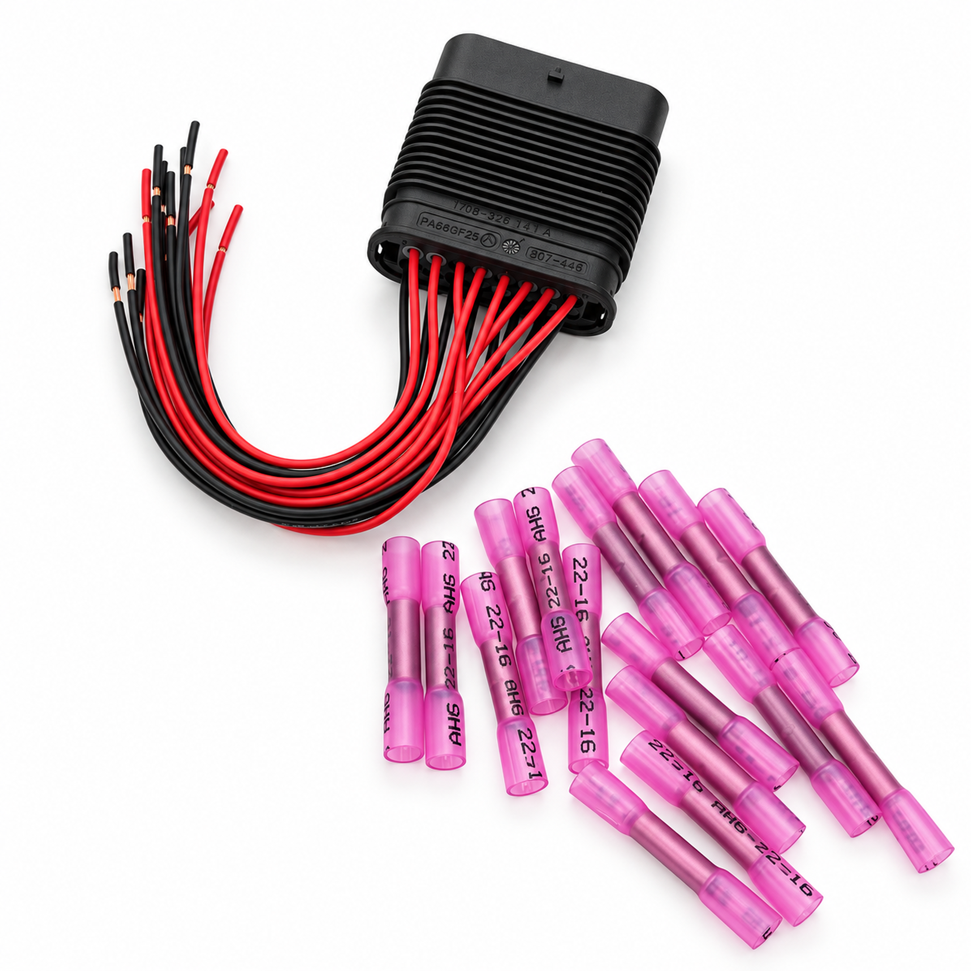 16 Pin Wiring Harness Connector Parking Sensors PDC Like A0001534624 For Mercedes W205 W212 W213 – MA038 – image 1