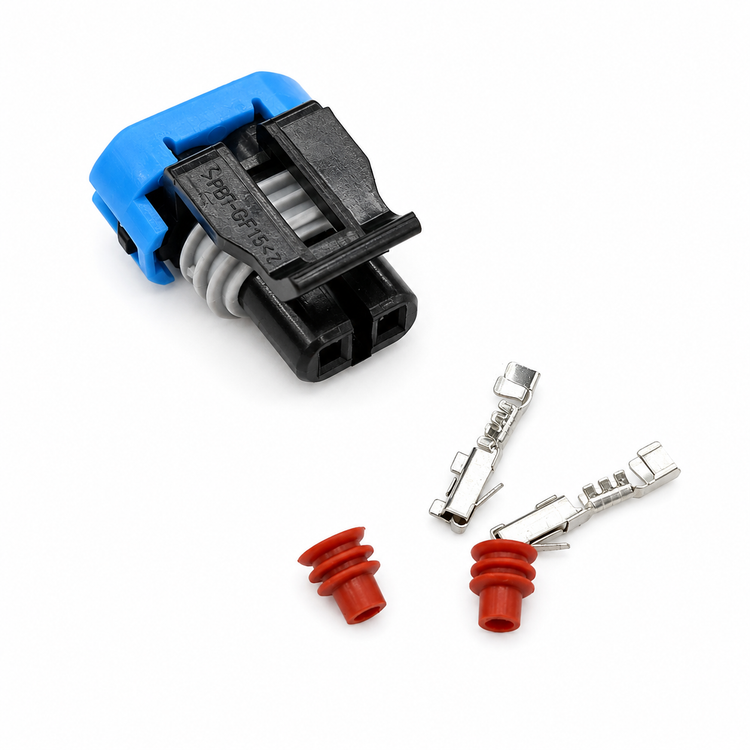 2 Pin Connector Outside Temperature Sensor For Vauxhall GM Saab Fits 9152245