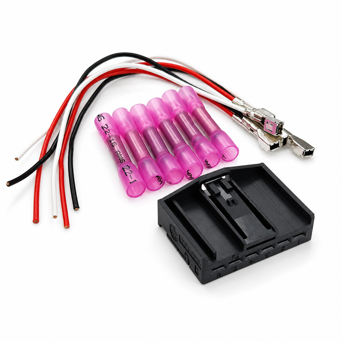 6 Pin Rear Light Plug Connector Pre-Wired Pigtail For BMW MINI R50 R52 R53 R56 R57