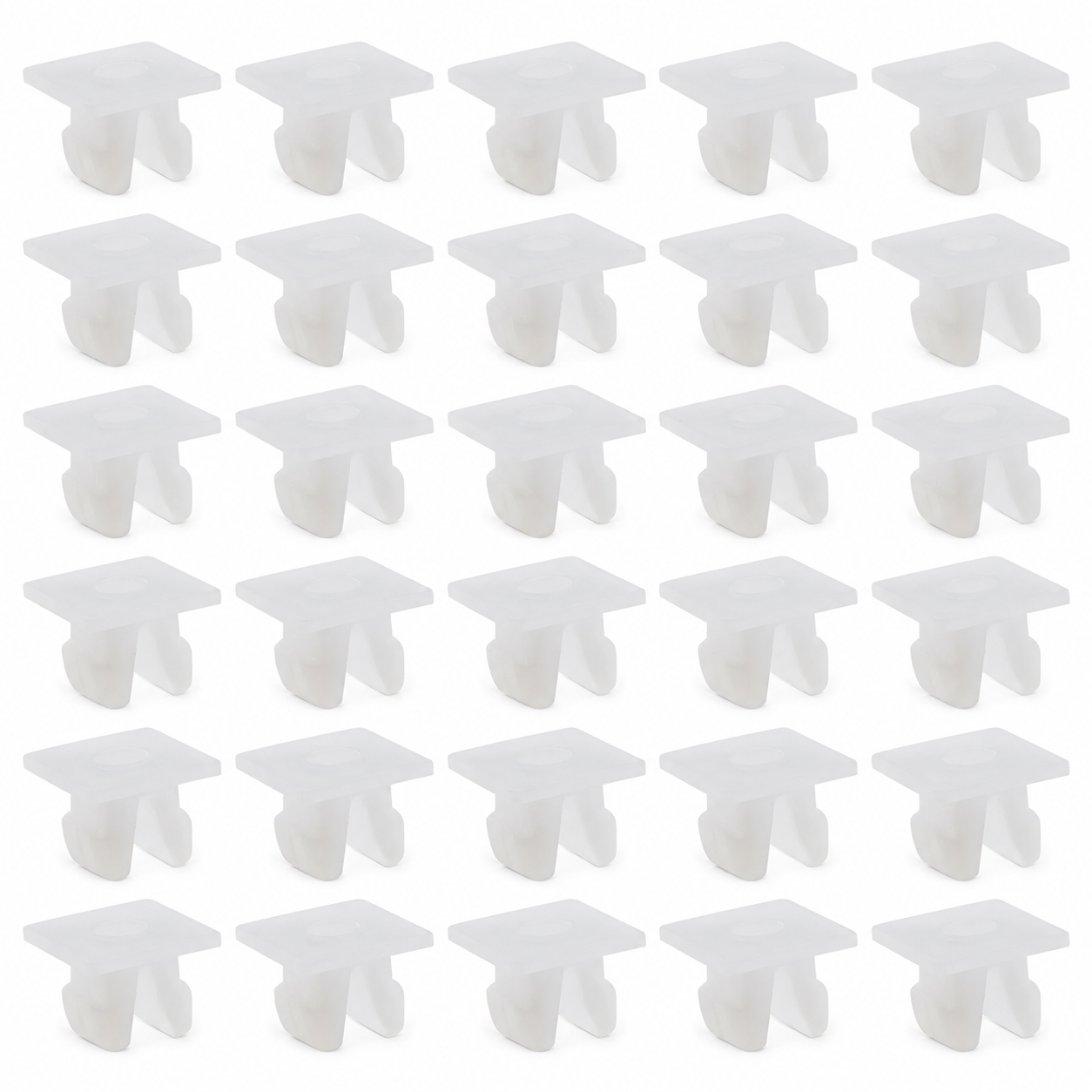50Pcs Lock Nuts Screw Fixings for Land Rover Range Rover Classic RTC3745 Plastic