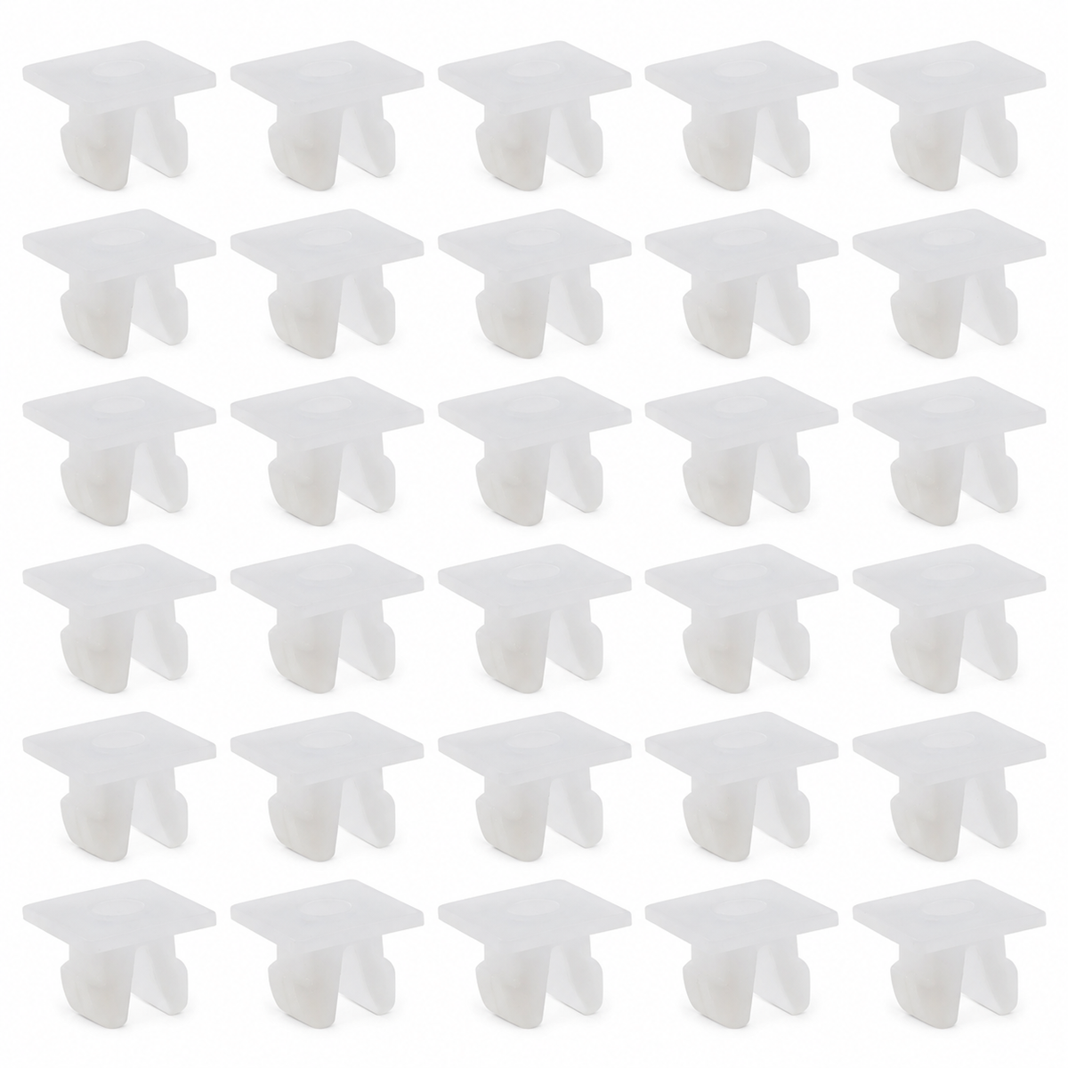 50Pcs Lock Nuts Screw Fixings for Land Rover Range Rover Classic RTC3745 Plastic