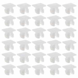 50Pcs Lock Nuts Screw Fixings for Land Rover Range Rover Classic RTC3745 Plastic