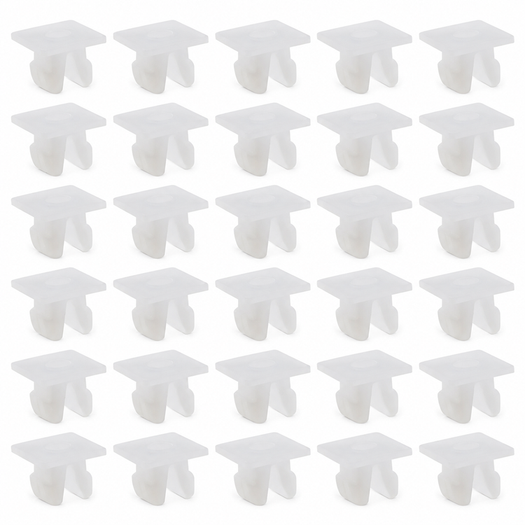 50Pcs Lock Nuts Screw Fixings for Land Rover Range Rover Classic RTC3745 Plastic