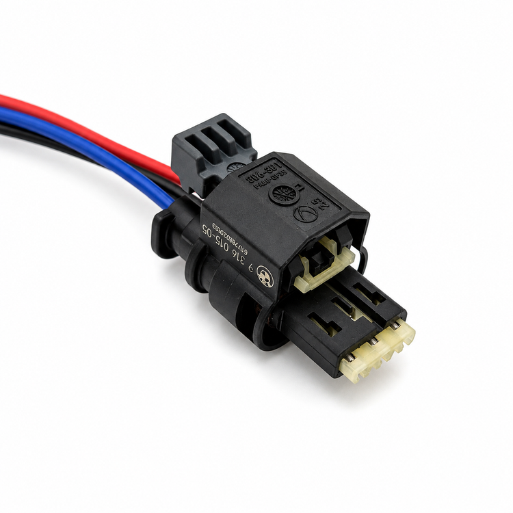 3 Pin Mini BMW Exhaust Pressure Sensor Connector 806-881