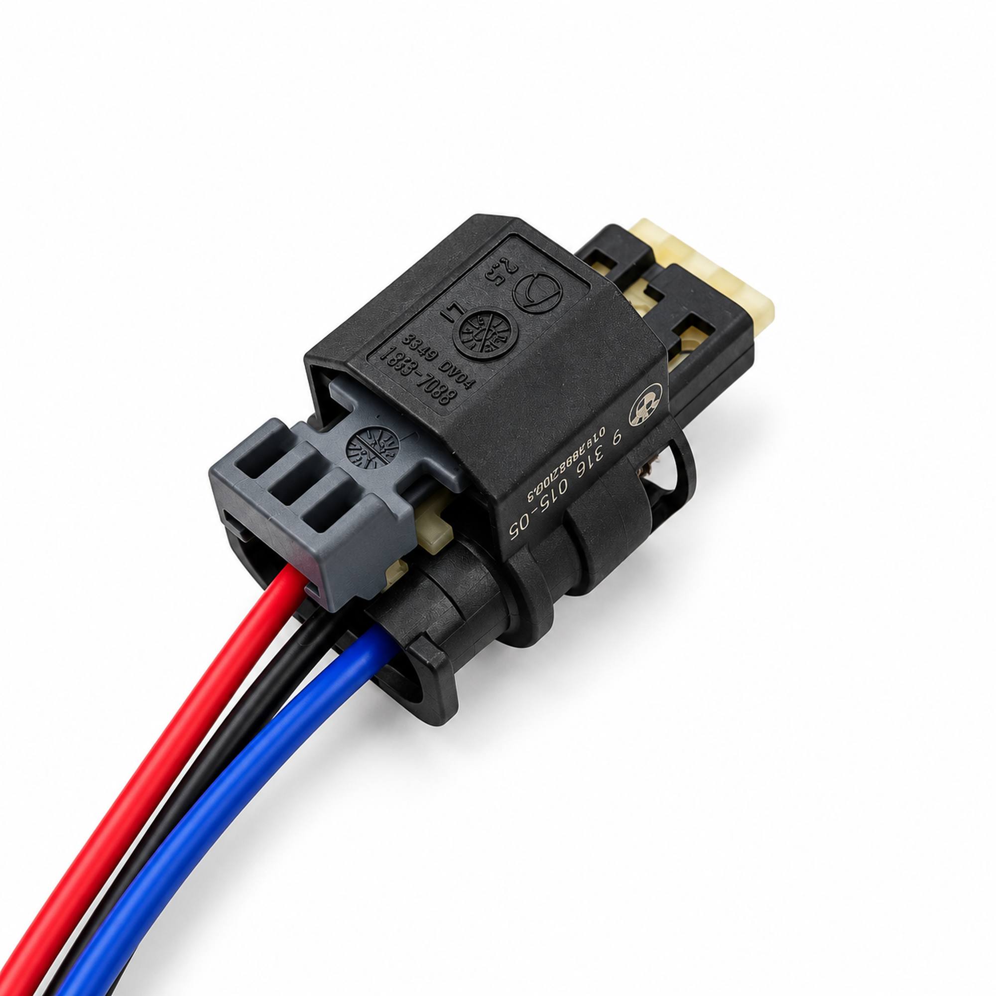 3 Pin Mini BMW Exhaust Pressure Sensor Connector 806-881 – MA128 – image 1