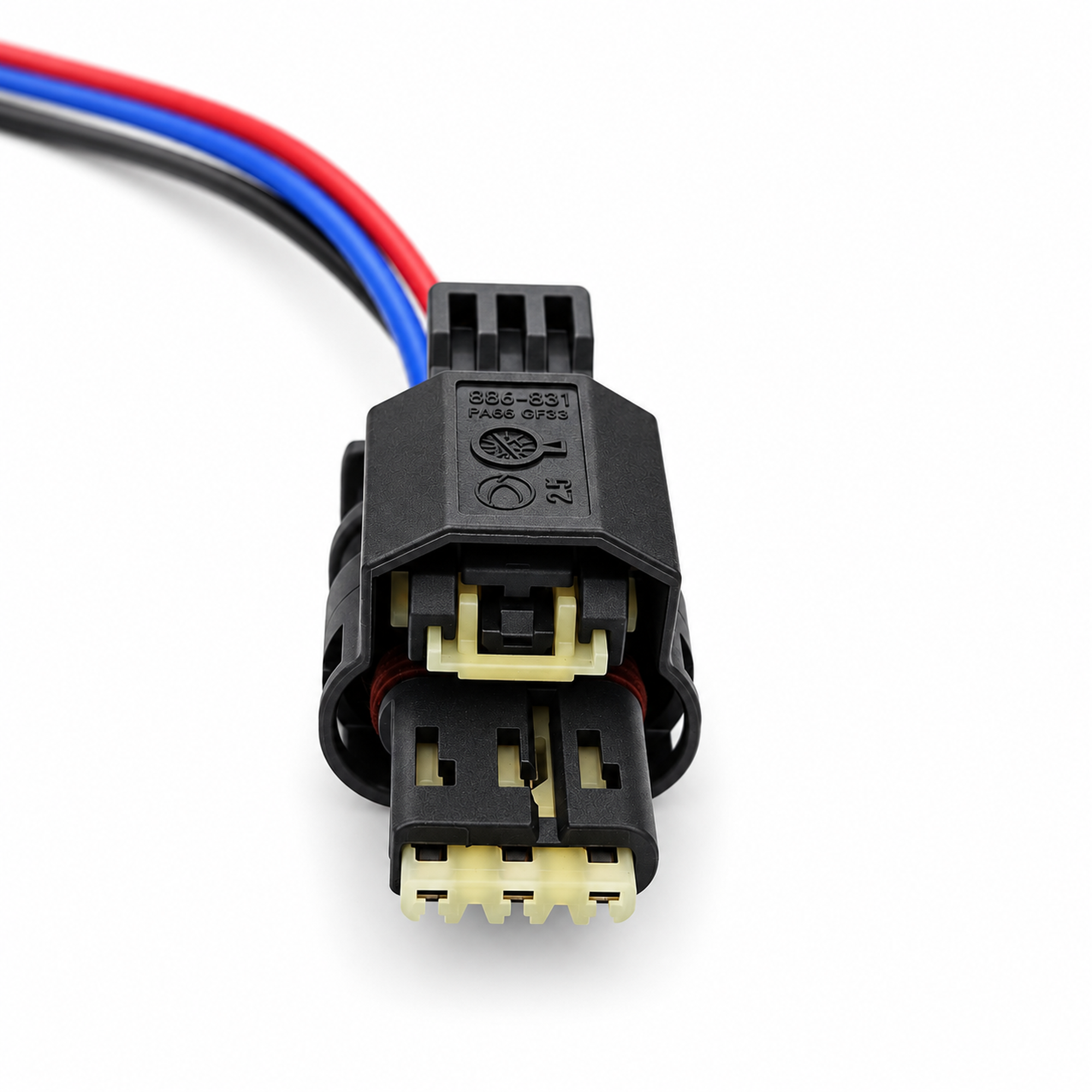 3 Pin Mini BMW Exhaust Pressure Sensor Connector 806-881 – MA128 – image 2