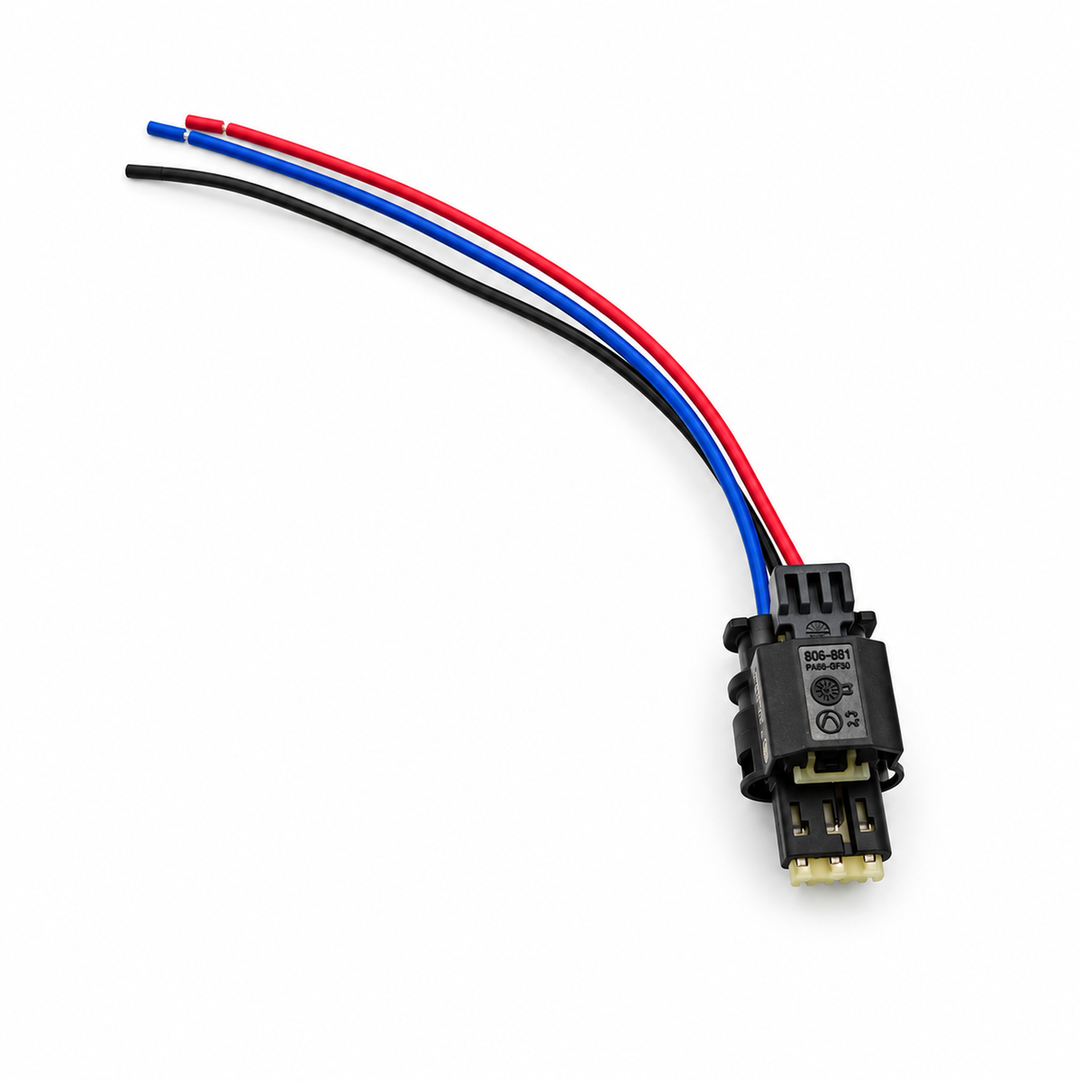 3 Pin Mini BMW Exhaust Pressure Sensor Connector 806-881 – MA128 – image 3