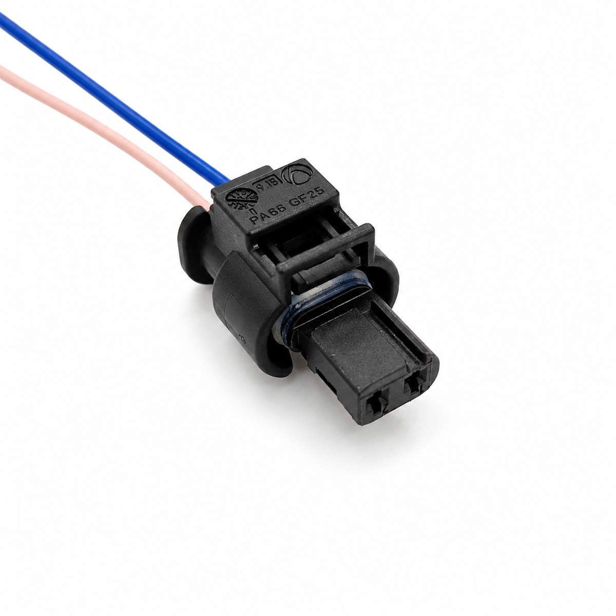 BMW 2 pin Connector plug (wired) for DIN socket, USB Touratech Dual USB