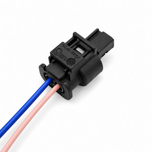 BMW 2 pin Connector plug (wired) for DIN socket, USB Touratech Dual USB – MA137 – image 1