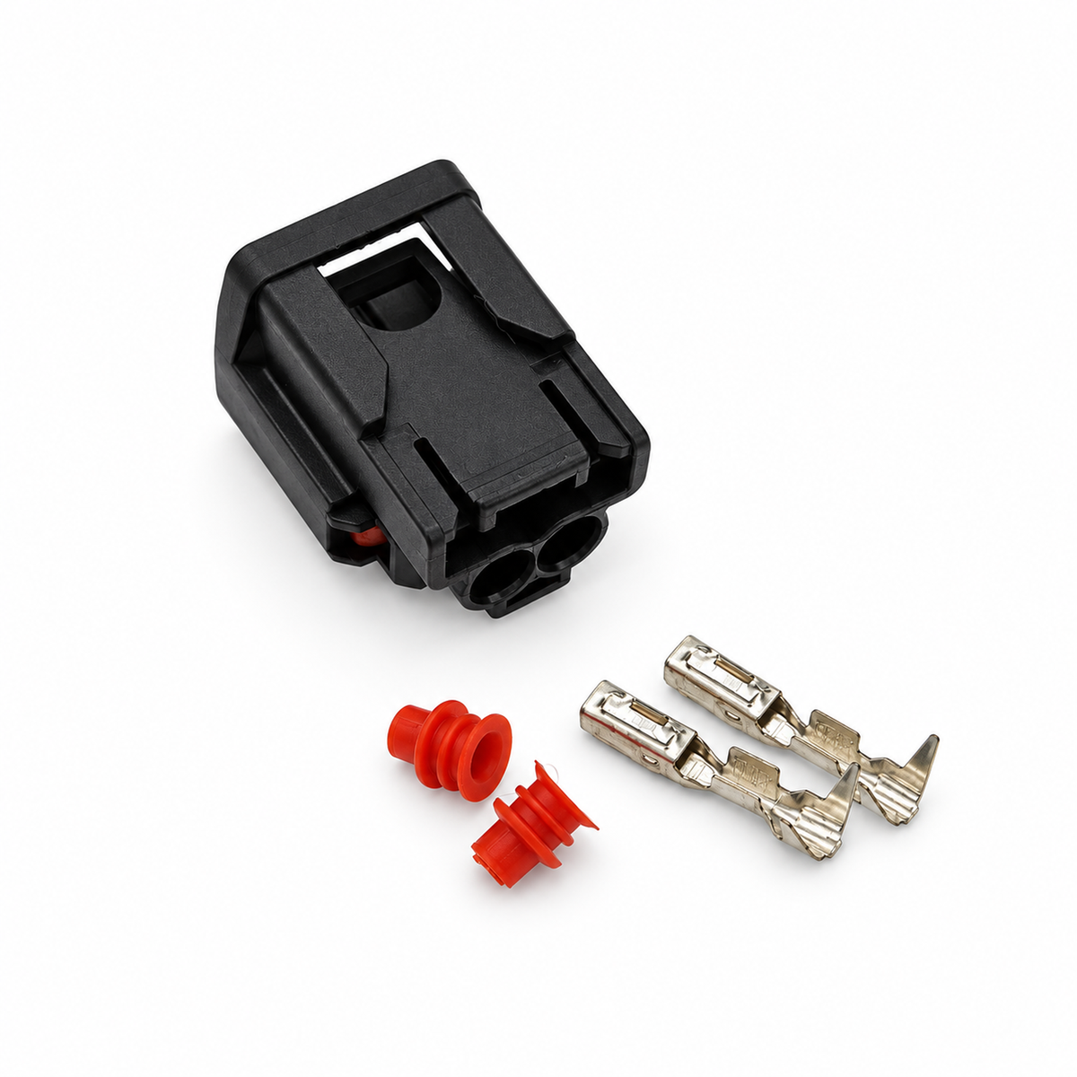 2 Pin 1 Set 2P Automobile Fog Lamp Wire Socket 6181-6851 6189-7408 AC Assembly Car Male Female Docking – MA145 – image 1