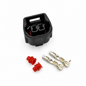 2 Pin 1 Set 2P Automobile Fog Lamp Wire Socket 6181-6851 6189-7408 AC Assembly Car Male Female Docking – MA145 – image 2